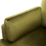 Green 37 Accent Chair with Plastic Legs and Decorative Pillows - Image 10