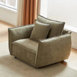 44 Upholstered Arm Chair with Pillows - Image 15