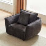 44 Upholstered Arm Chair with Pillows - Image 16