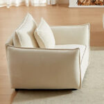 44 Upholstered Arm Chair with Pillows - Image 3