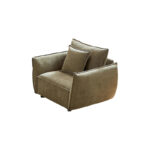 44 Upholstered Arm Chair with Pillows - Image 7