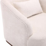 Swivel Barrel Chair, Comfy Round Accent Sofa Chair for Living Room, 360 Degree Swivel Barrel Club Chair - Image 15