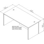 Office 500 72-inch Executive Desk by - Image 25
