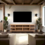 Laurel Canyon 85 inch TV Stand for TVs up to 95 inches, No Assembly Required - Image 2