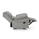 Manual Glider Recliner for Living Room, Bedroom, Grey - Image 8