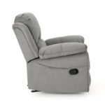 Manual Glider Recliner for Living Room, Bedroom, Grey - Image 10