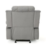 Manual Glider Recliner for Living Room, Bedroom, Grey - Image 12