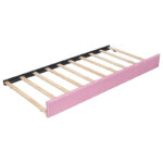 Full XL Solid Wood Platform Bed with Twin XL Trundle, Pine Frame - Image 13