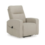 Lawson Power Lift Recliner Chair, Smoke Polyester, Foam Cushioned - Image 2