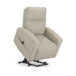 Lawson Power Lift Recliner Chair, Smoke Polyester, Foam Cushioned - Image 5
