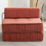 Convertible Sofa Bed,Modern Chenille Upholstered Sleeper Chair - Image 39