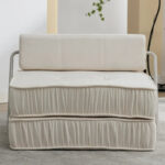 Convertible Sofa Bed,Modern Chenille Upholstered Sleeper Chair - Image 41