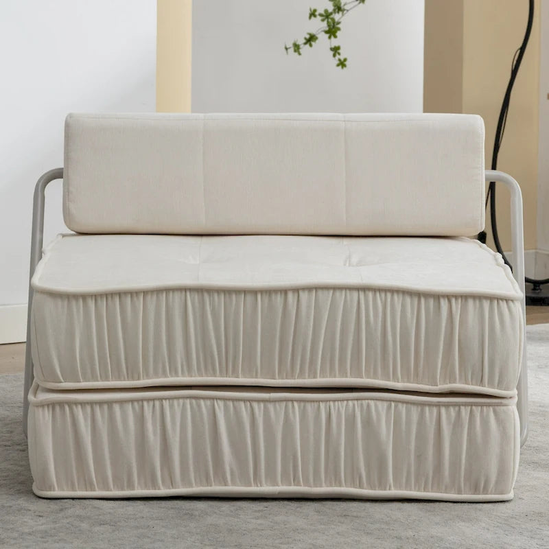 10727993311391_558352 Convertible Sofa Bed,Modern Chenille Upholstered Sleeper Chair - Image 1