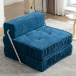 Convertible Sofa Bed,Modern Chenille Upholstered Sleeper Chair - Image 27