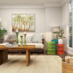 Multi Colored Metal Indoor Outdoor Nesting Accent Table with Carved Design Collection (Set of 3) - S/3 23, 19, 15H - Image 7