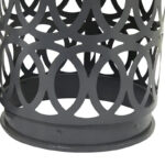 Multi Colored Metal Indoor Outdoor Nesting Accent Table with Carved Design Collection (Set of 3) - S/3 23, 19, 15H - Image 24