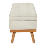 OS Home and Office Furniture Model Katheryn Storage Bench - Linen - Image 4
