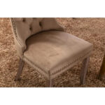 High-end Tufted Solid Wood Contemporary Velvet Upholstered Dining Chair - Image 9