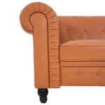 Emery Chesterfield Loveseat, Luxurious Comfort for Cozy Living Rooms, Mid-Century Modern couch, Elegance & Serenity - Image 23