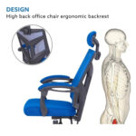Adjustable Office Chair with Headrest Ergonomic Desk Chair High Back Mesh Office Chairs with Lumbar Support with Wheels - Image 28