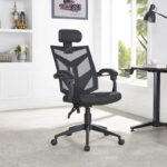 Adjustable Office Chair with Headrest Ergonomic Desk Chair High Back Mesh Office Chairs with Lumbar Support with Wheels - Image 38