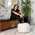 Belgique Velvety Indoor Pouf by - Image 22