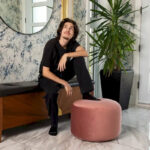 Belgique Velvety Indoor Pouf by - Image 30