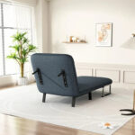 Convertible Tri-Fold Sofa Bed with Adjustable Backrest & Pillow - Image 13