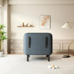 Convertible Tri-Fold Sofa Bed with Adjustable Backrest & Pillow - Image 14