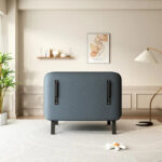 Convertible Tri-Fold Sofa Bed with Adjustable Backrest & Pillow - Image 26