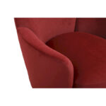 Velvet Soft Fabric Swivel Barrel Chair - 28.3 x 29.3 x 32.7 - Image 7