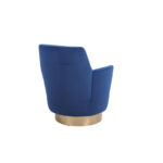 Velvet Soft Fabric Swivel Barrel Chair - 28.3 x 29.3 x 32.7 - Image 14