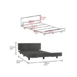 Kaia Bed Base with Headboard, Twin - Image 19