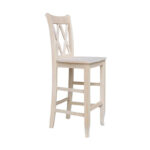 Unfinished Double X-back Stool - Image 13