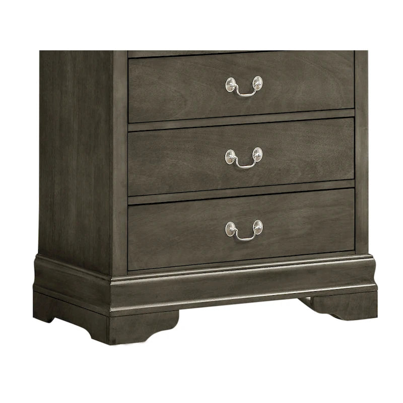 9281211236511_553783 Louis Phillipe 5-drawer Bedroom Chest - Image 1