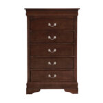 Louis Phillipe 5-drawer Bedroom Chest - Image 8