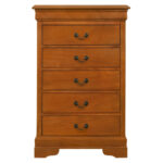 Louis Phillipe 5-drawer Bedroom Chest - Image 12