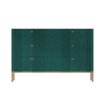 Wooden Storage 6 Drawer Double Dresser for Bedroom - Image 14