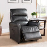 Colby Dark Charcoal Grey Reclining Power Lift Chair - Image 2
