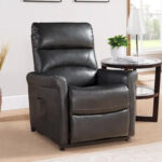 Colby Dark Charcoal Grey Reclining Power Lift Chair - Image 3