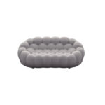 2-Seat Bubble Curved Lazy Sofa Honeycomb Shaped with 3D Textile Fabric for Living Room - Image 17