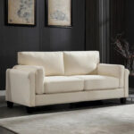 Modern Double Arm Sofa,Deep Seat Couch,Pillowed Back Cushions,Durable Upholstered Fabric - Image 31