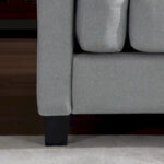 Modern Double Arm Sofa,Deep Seat Couch,Pillowed Back Cushions,Durable Upholstered Fabric - Image 26