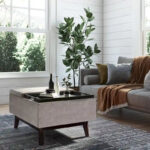 34 inch Wide Mid Century Modern Rectangle Table Ottoman - Image 35