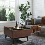 34 inch Wide Mid Century Modern Rectangle Table Ottoman - Image 18
