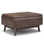 34 inch Wide Mid Century Modern Rectangle Table Ottoman - Image 19
