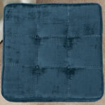 Textured Velvet Ottoman Vanity Stool 18X18X17 - Image 15