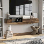 Contemporary 63-inch 1-Shelf Floating TV Console with Drawer and Lift-top Storage by - Image 2