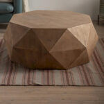 Three-dimensional Embossed Pattern Design American Retro Style Coffee Table - Image 18