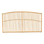 Malvina Modern Bohemian Natural Rattan Wall-mountable Headboard-Queen - Image 3